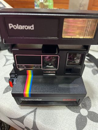 Camara de fotos polaroid