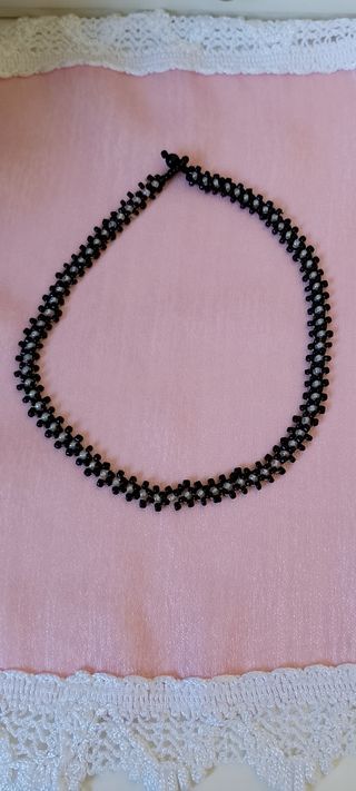 Gargantilla vintage de bolitas