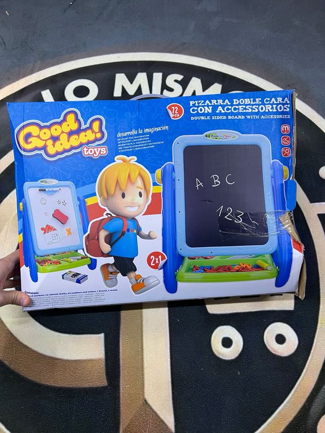 Pizarra magnetica infantil 2 en 1