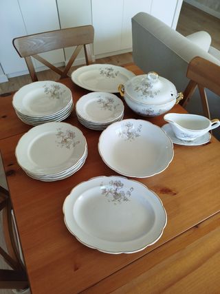 VAJILLA PORCELANA VARGAS SEGOVIA