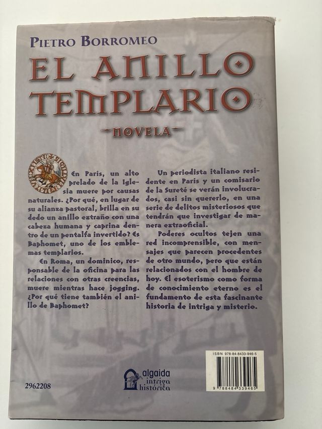 El anillo templario/ The Templar Ring (Spanish ...