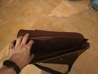 Cartera de piel fina, gran calidad