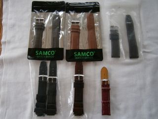 Siete correas reloj 22mm 20mm 18mm lote completo