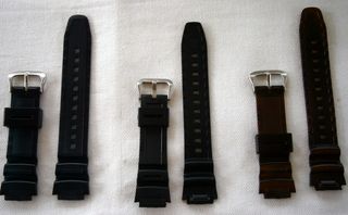 Siete correas reloj 22mm 20mm 18mm lote completo