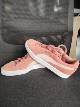 Zapatillas puma rosa carne mujer