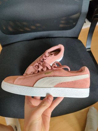 Zapatillas puma rosa carne mujer