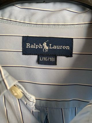 Camisa Ralph Lauren Juvenil original