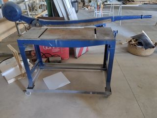 Cortadora de chapa aluminio