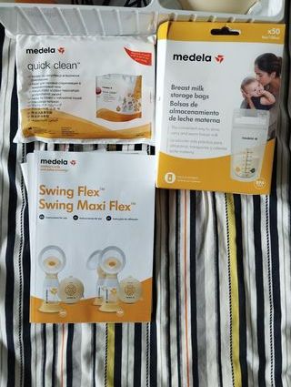 sacaleches medela swing flec premium + regalo