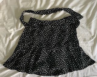 Falda pantalon con puntitos blancos