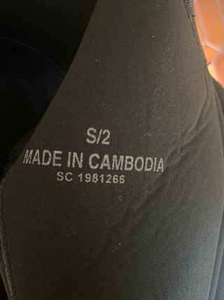 Tranje submarinismo  Junior 5mm