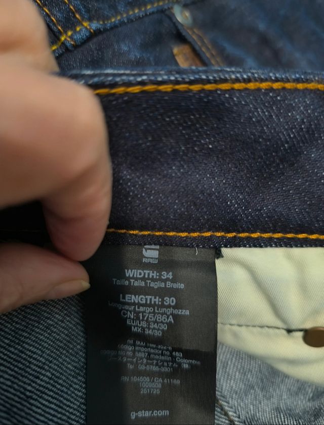 Vaquero Jean hombre G-STAR