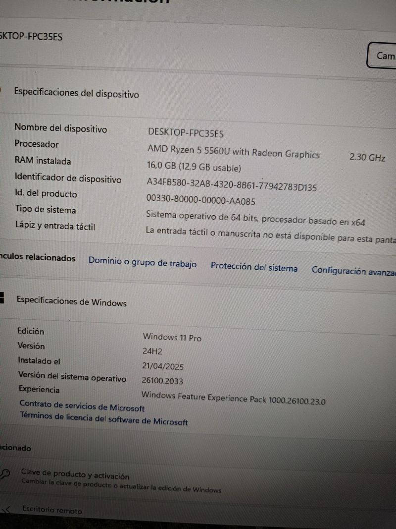 Beelink SER5 Mini PC(R 5 5560U 16Gb+512Gb) #H50833 afbeelding 5