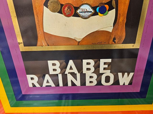 CARTEL METALICO BABE RAINBOW 1968 PETER BLAKE ORIG