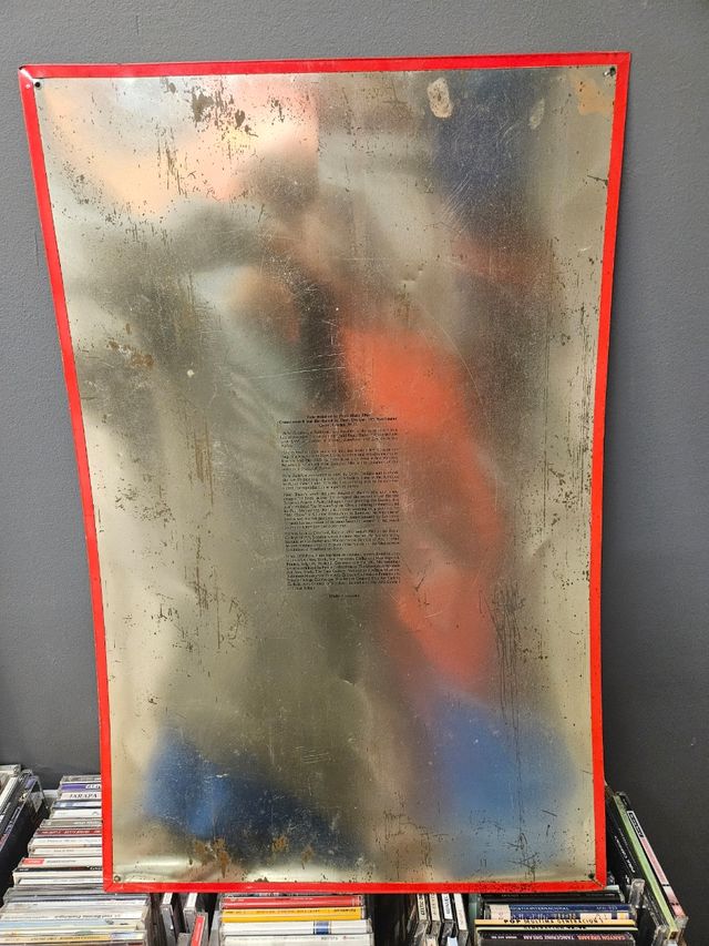 CARTEL METALICO BABE RAINBOW 1968 PETER BLAKE ORIG