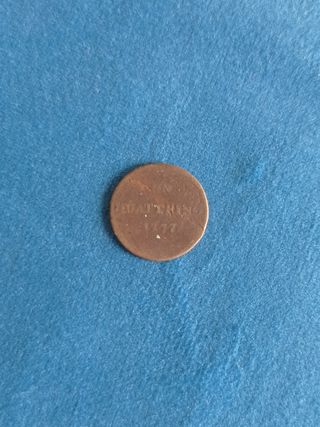 Moneta Un Quattrino anno 1777