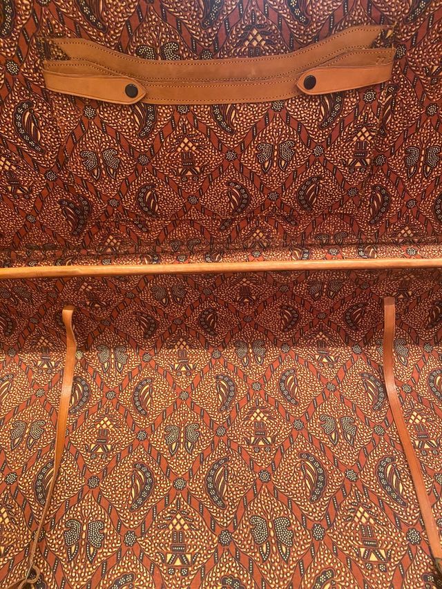 Maleta de viaje grande de cuero sin usar