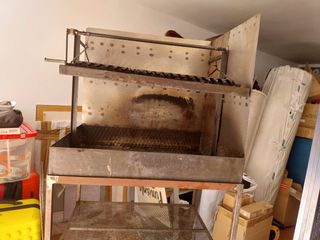 BARBACOA CARBÓN Y LEÑA. HECHA POR HERRERO ARTESANO