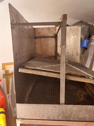 BARBACOA CARBÓN Y LEÑA. HECHA POR HERRERO ARTESANO