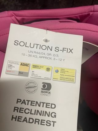 Silla de coche Cybex Gold Solution Sfix (isofix) 