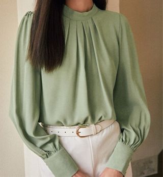 Blusa verde menta Shein