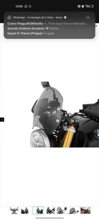 Pantalla BMW R NINE T