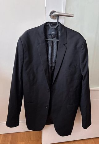 Americana negra terciopelo