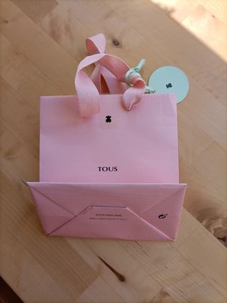 Bolsa Tous rosa pequeña 