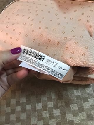 Neceser oysho en color rosa