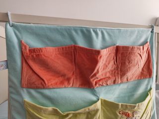 Organizador pañales y juguetes cuna o cambiador