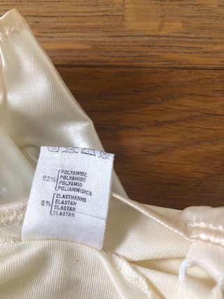 Christian Dior body lingerie col panna