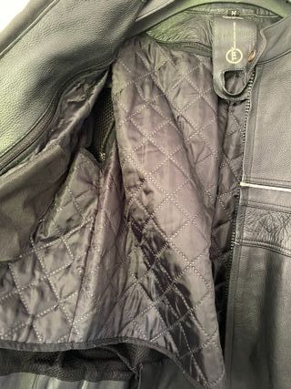 Chaqueta de moto de cuero Casa das Peles Try – M