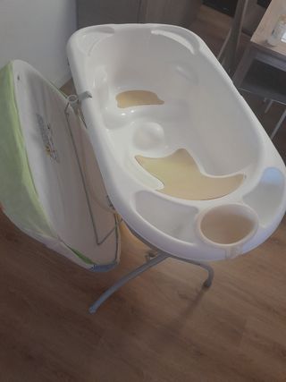 Bañera cambiador neonato