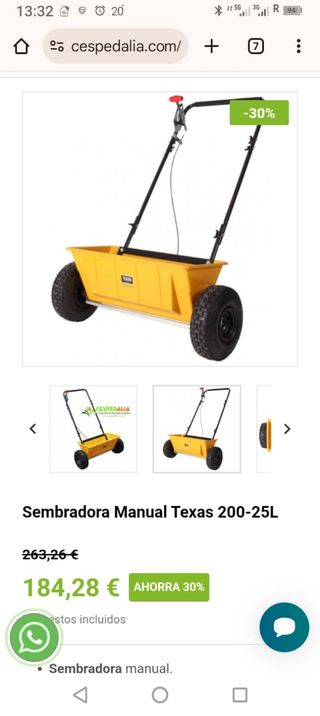 Sembrador manual texas SmartWatch