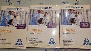 libros oposiciones de salud para celador al SACYL