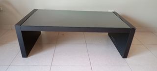 Mesa de comedor extensible negra