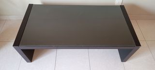 Mesa de comedor extensible negra