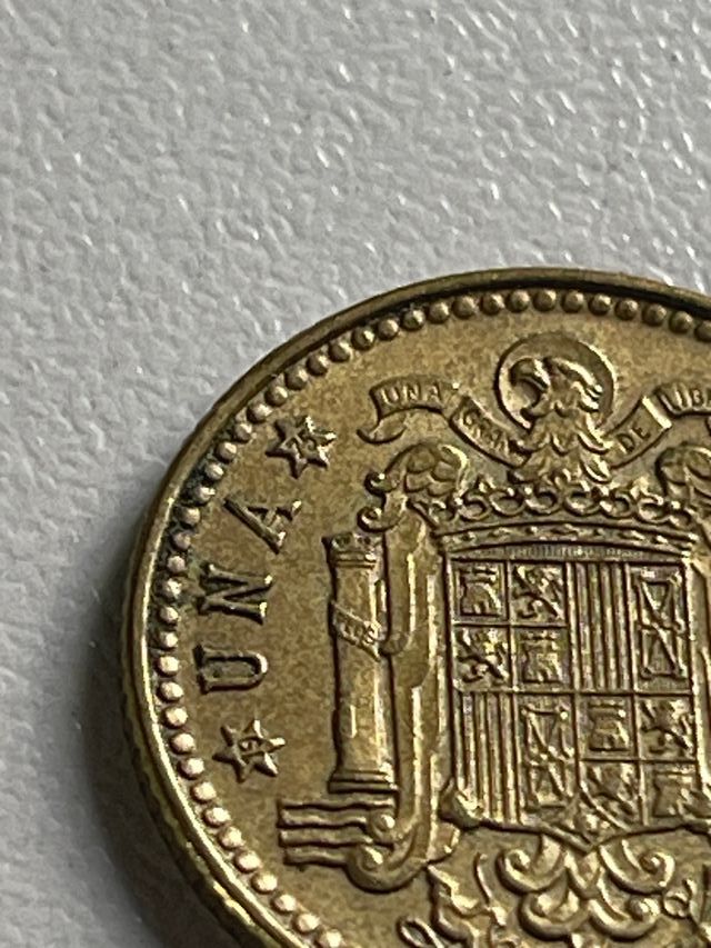 Lote completo de 1 peseta 1966 (Franco) – Estrella