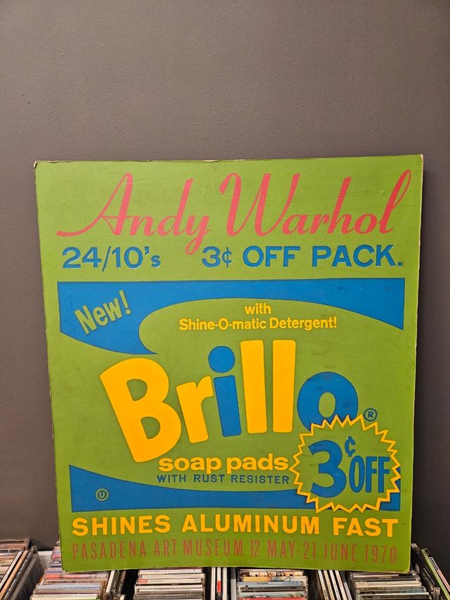 Andy warhol poster original 1970 pasadena