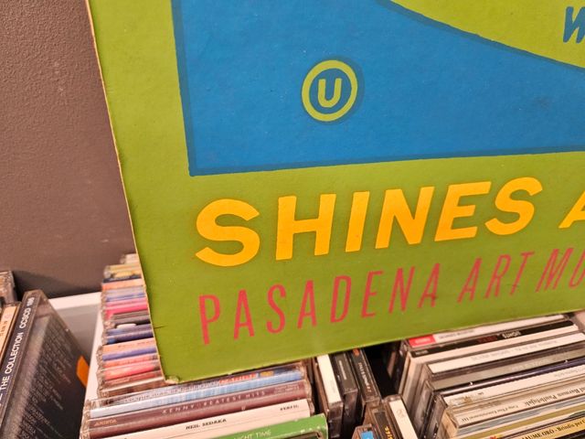 Andy warhol poster original 1970 pasadena