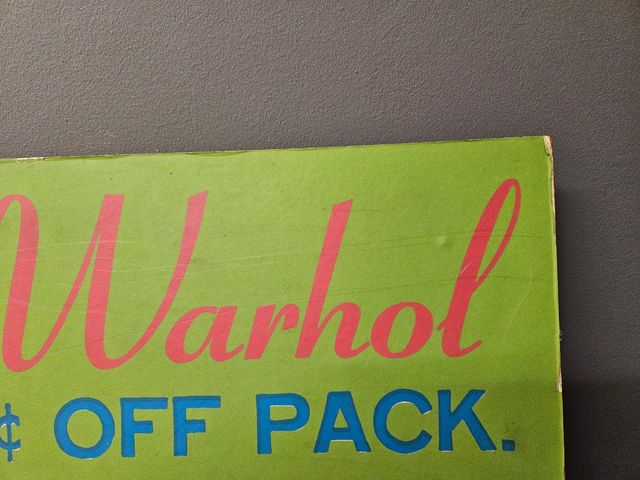 Andy warhol poster original 1970 pasadena