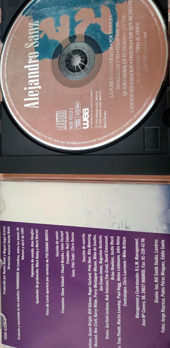 CD Alejandro Sanz si tú me miras