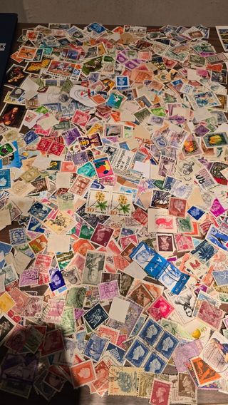 Lote de sellos con 2 álbumes grandes