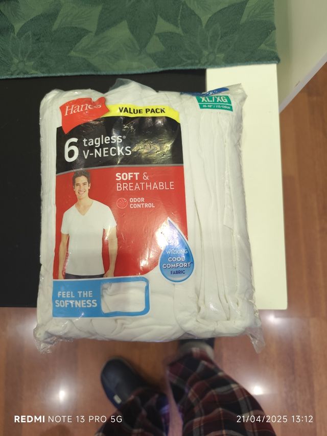 CAMISETAS AMERICANAS HANES