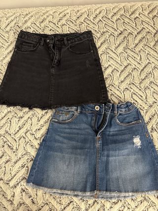 Faldas Tejanas Zara