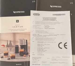 Cafetera de cápsulas-Nespresso De’Longhi Vertuo