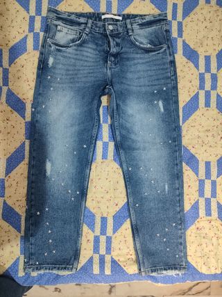 Pantalón vaquero recto Zara