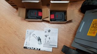 IKRA cortacésped Mulching ICM 2033 con batería