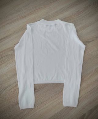 Jersey punto, blanco, Stradivarius