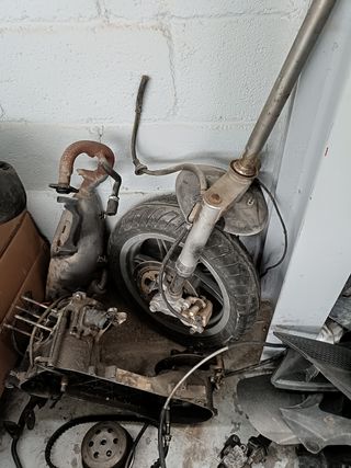 Lote Piaggio nrg horquillas 